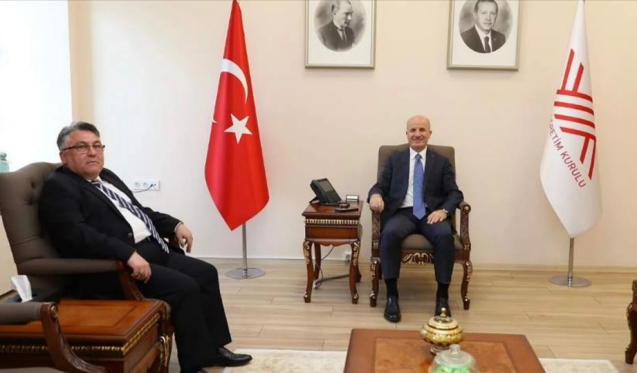 Rektör Özölçer’den YÖK Başkanı Erol Özvar’a ziyaret...