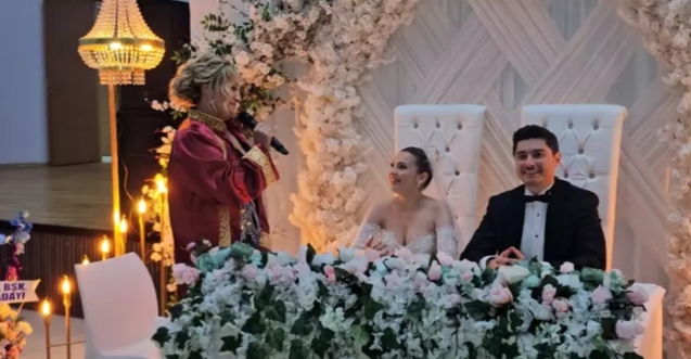 Kendi kızının nikahını kıydı...