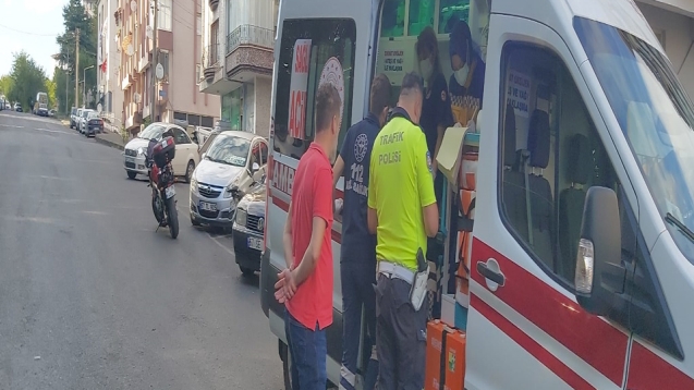 Motosiklet kazasında bir kişi yaralandı.