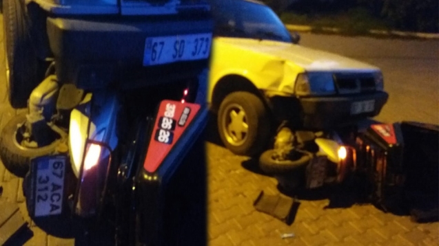 Trafik kazasında 1 kişi yaralandı...