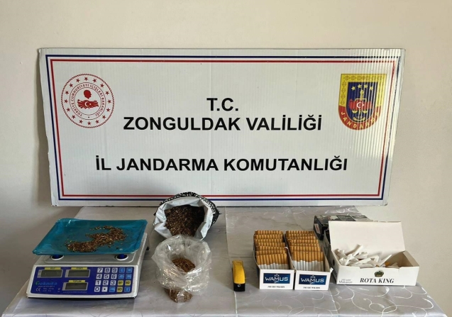 Jandarma’dan kaçak tütün operasyonu… 2 gözaltı...