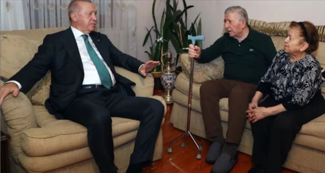 Recep Tayyip Erdoğan’dan Köksal Toptan’a ziyaret...
