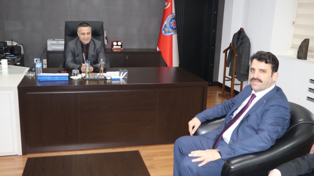 ÇAKIR'DAN, ÇELİK'E ZİYARET...