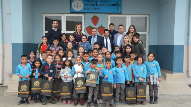 ‘KARDEŞ OKULUMA HEDİYE’ BAKIRLIK İLKOKULU’NDA...