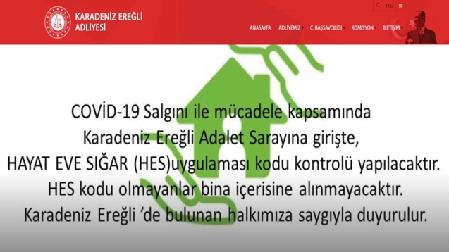 HES kodu olmayan giriş yapamayacak...
