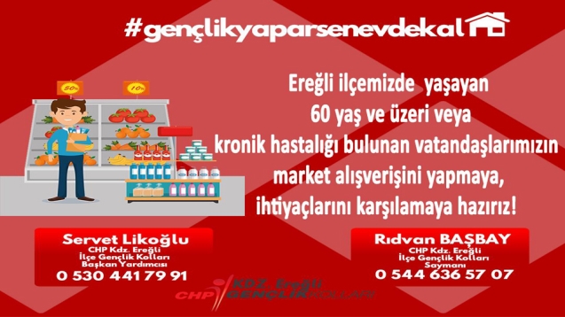 CHP GENÇLİK KOLLARI KAMPANYA BAŞLATTI...