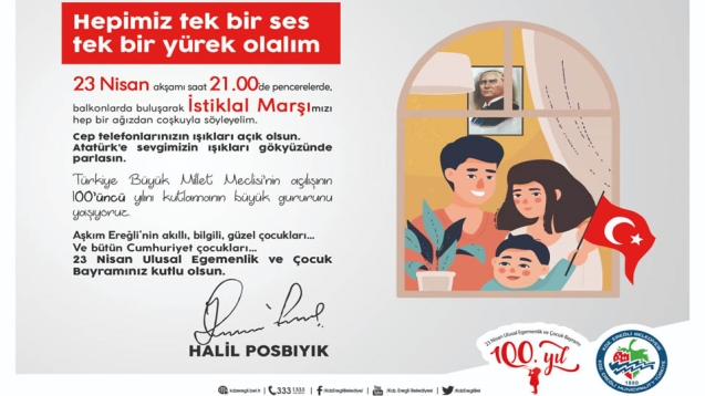 POSBIYIK: İSTİKLAL MARŞI İÇİN 21.00’DE BULUŞALIM...