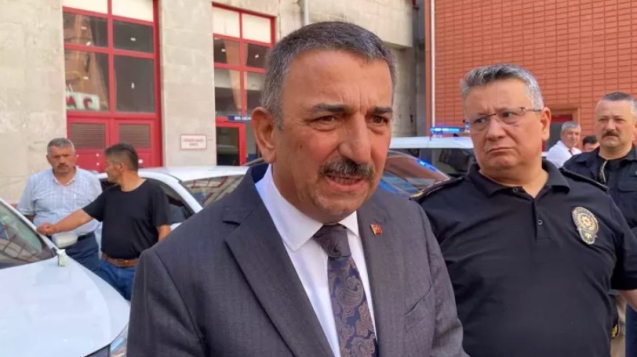Vali Hacıbektaşoğlu hastanede işçileri ziyaret etti...