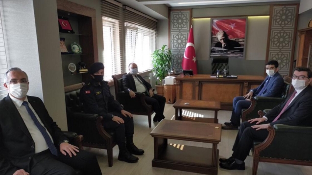 Vali Mustafa Tutulmaz’dan Kaymakam Muharrem Coşgun’a ziyaret
