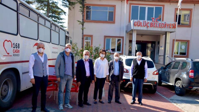 Gülüç'ten, Kızılay'a destek...
