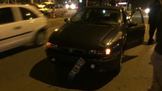 Otomobilin çarptığı bisikletli çocuk yaralandı.