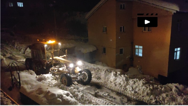 Ara Mahalle Yolları Temizlenmeye Başlandı.