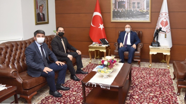 Demirören Medya Ankara grubundan, Vali Tutulmaz’a ziyaret