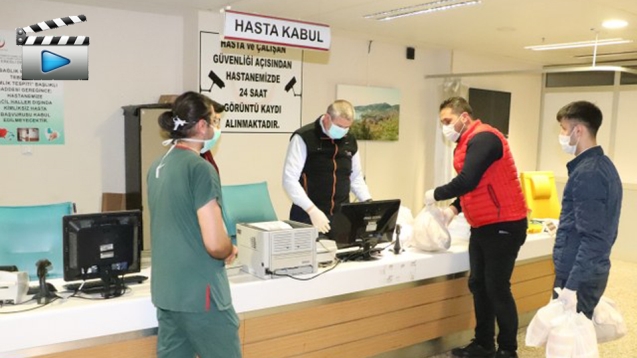 YAĞIZ'DAN, SAĞLIK ÇALIŞANLARINA KAMPANYA BAŞLATTI...