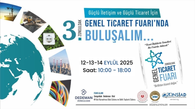 3'üncü Zonguldak Genel Ticaret Fuarı için geri sayım başladı