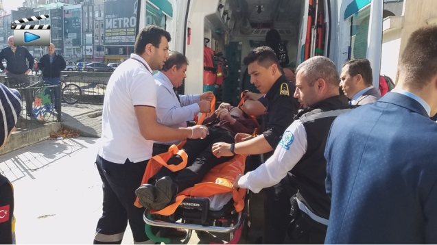 İLK MÜDAHALE, BELEDİYE PERSONELİNDEN...
