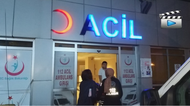 MOTORSİKLET DEVRİLDİ... 1 YARALI...