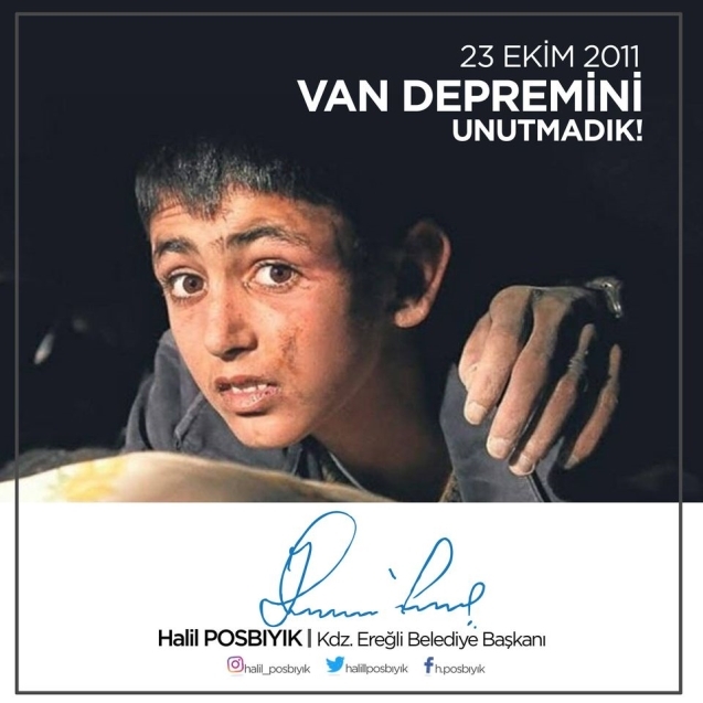 Başkan Posbıyık'tan anlamlı mesaj...