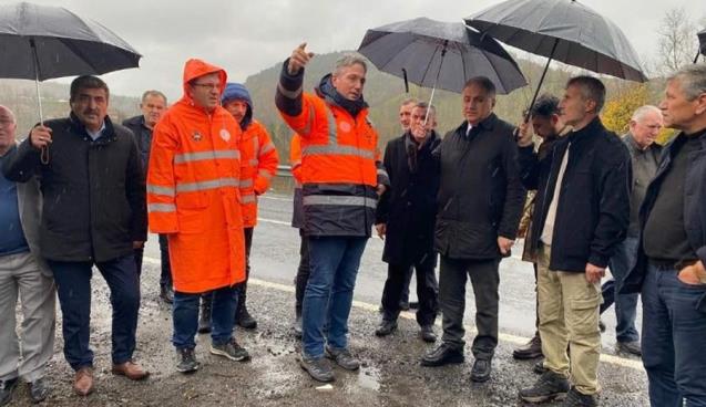 Saffet Bozkurt,çalışmaları yerinde inceledi...