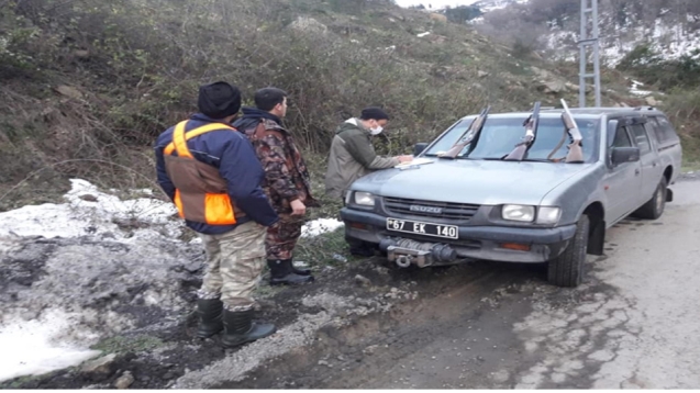 Yasadışı avda kullanılan 6 tüfeğe el koyuldu...