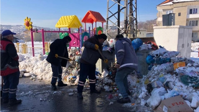 Temizlik çalışmaları kısıtlamada da devam ediyor...