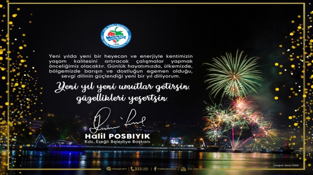 BAŞKAN POSBIYIK’TAN YENİ YIL MESAJI...
