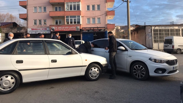 Sanayi Sitesi’nde kaza...