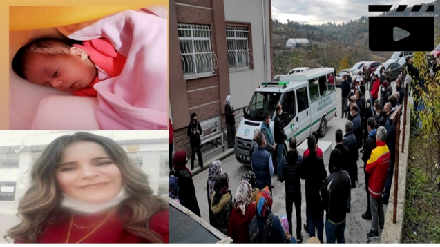 Babaanne ve torunu son yolculuklarına uğurlandı...