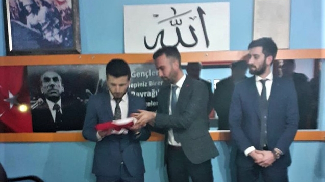 KDZ EREĞLİ ÜLKÜ OCAKLARINDA BAYRAK DEĞİŞİMİ...