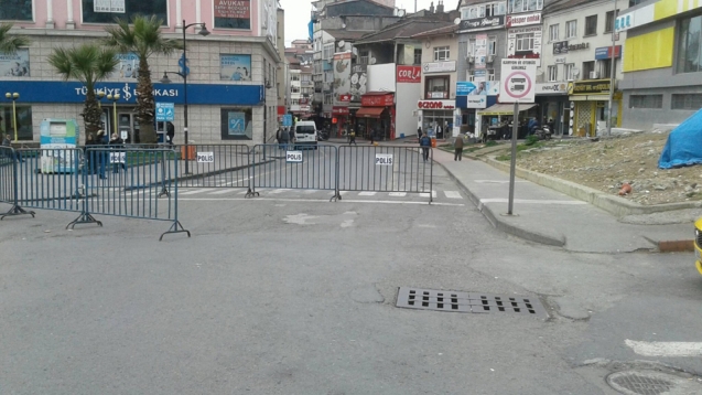 PAZARYERİ GİRİŞLERİ KAPATILDI...
