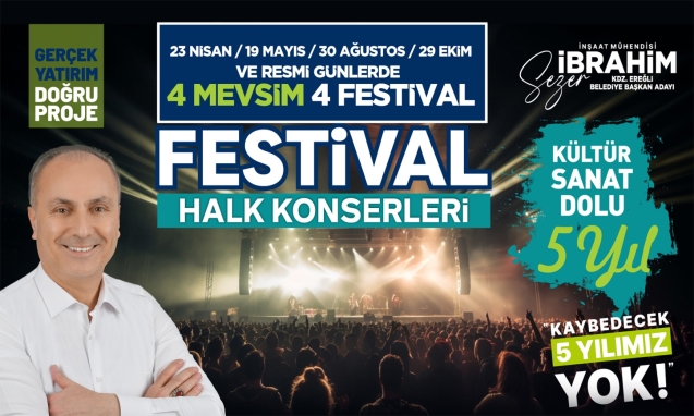 BİZ FESTİVALLERİ ESNAFIN PARASI İLE YAPMAYACAĞIZ