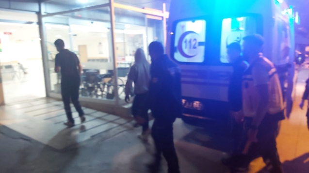 Darp edildiğini iddia eden şahıs hastaneye kaldırıldı.