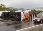 İşçi servis midibüsü devrildi: 1 ölü ve çok sayıda yaralı...