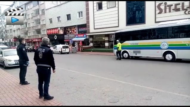 HALK OTOBÜSLERİNE SIKI DENETİM...