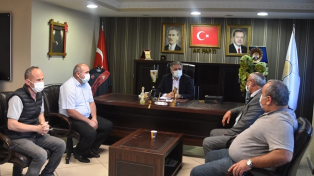 Kurum idarecilerinden Bozkurt'a ziyaret....
