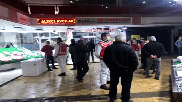 Balıkhane denetimi yapıldı...