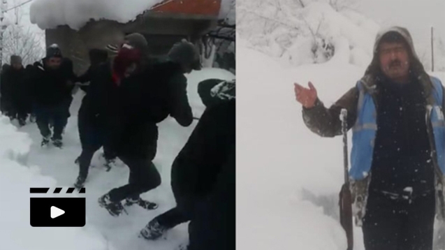 Köy sakinlerinden dayanışma örneği..