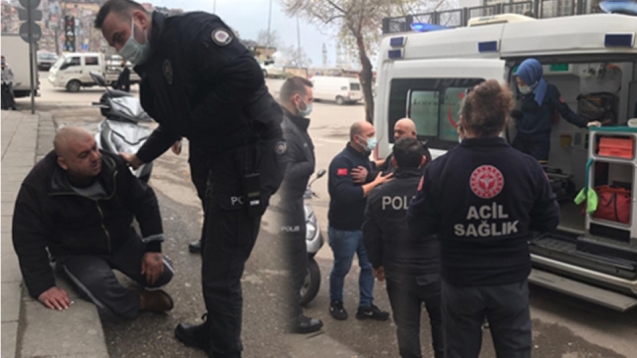 Alkol komasına girdi...yerlerde süründü...