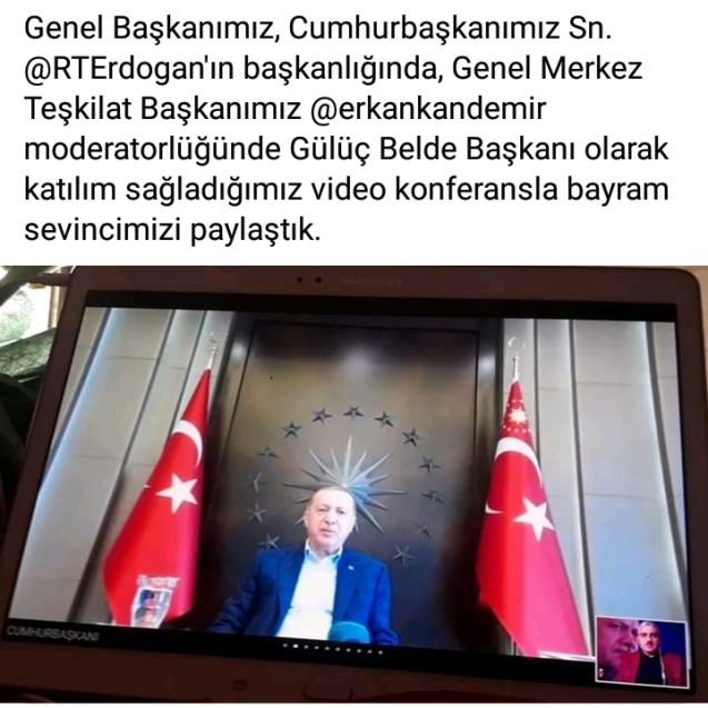CUMHURBAŞKANIMIZ ILE BAYRAM SEVİNCİ...
