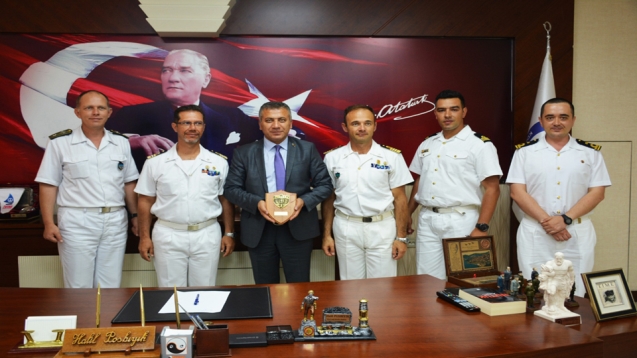 NATO görev gemileri heyetinden ziyaretler…