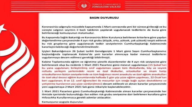 Valilik duyurdu: İşte yeni kararlar...