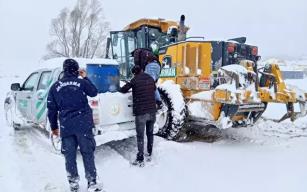  7 köylü, orman ekipleri tarafından kurtarıldı...