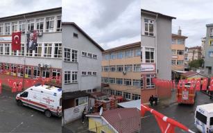 Lisede yangın paniği...