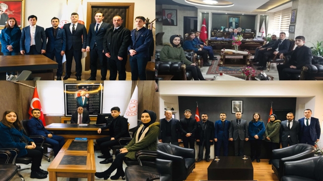 ÜLKÜ OCAKLARI BAŞKANI'NDAN PROTOKOL ZİYARETLERİ...