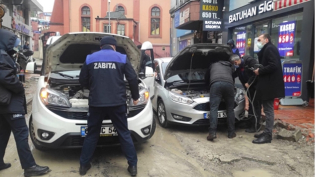 İmdatlarına Zabıta yetişti...