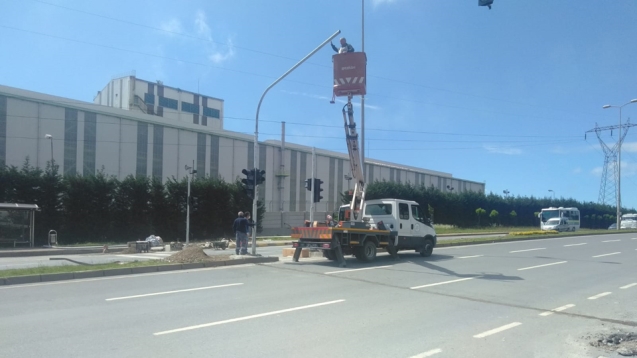 SİNYALİZASYON ÇALIŞMALARINDA SONA GELİNDİ...