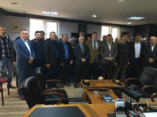 Tekin’e kalabalık karşılama…