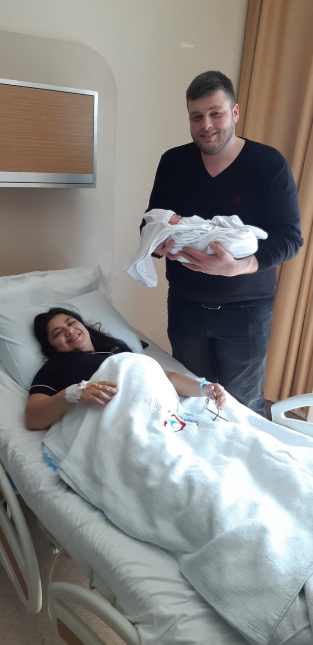 Minik Aras dünyaya gözlerini açtı…