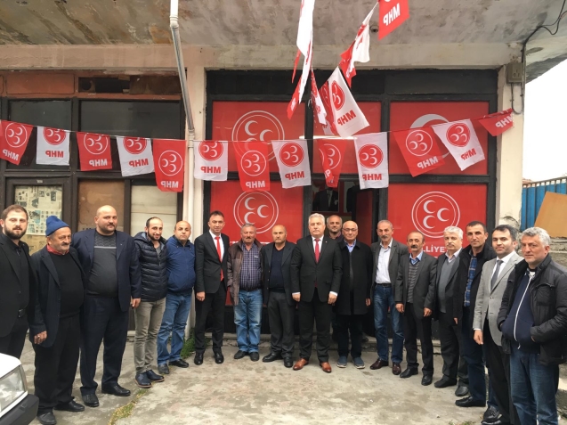 Demirtürk ve ekibi Kandlli'de oy istedi...