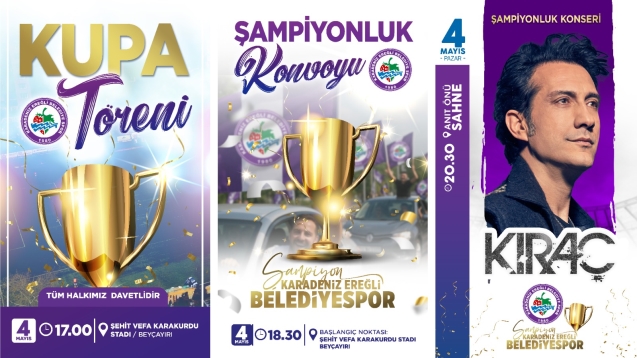 ŞAMPİYON KUPASINA KAVUŞUYOR...